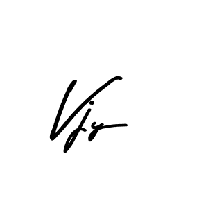 Also we have Vjy name is the best signature style. Create professional handwritten signature collection using Asem Kandis PERSONAL USE autograph style. Vjy signature style 9 images and pictures png