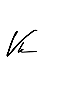 Design your own signature with our free online signature maker. With this signature software, you can create a handwritten (Asem Kandis PERSONAL USE) signature for name Vk. Vk signature style 9 images and pictures png