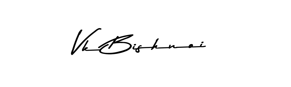 Use a signature maker to create a handwritten signature online. With this signature software, you can design (Asem Kandis PERSONAL USE) your own signature for name Vk Bishnoi. Vk Bishnoi signature style 9 images and pictures png