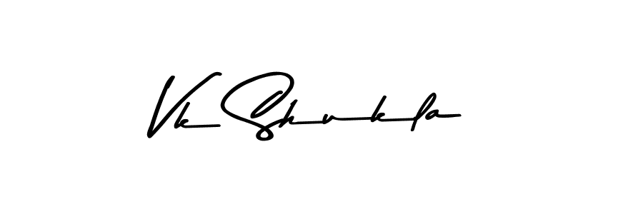 How to make Vk Shukla signature? Asem Kandis PERSONAL USE is a professional autograph style. Create handwritten signature for Vk Shukla name. Vk Shukla signature style 9 images and pictures png