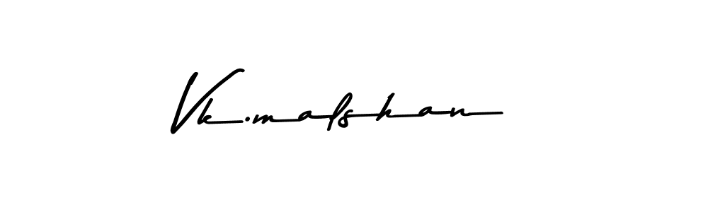 Also You can easily find your signature by using the search form. We will create Vk.malshan name handwritten signature images for you free of cost using Asem Kandis PERSONAL USE sign style. Vk.malshan signature style 9 images and pictures png