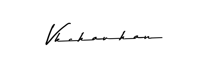 Also we have Vkchauhan name is the best signature style. Create professional handwritten signature collection using Asem Kandis PERSONAL USE autograph style. Vkchauhan signature style 9 images and pictures png