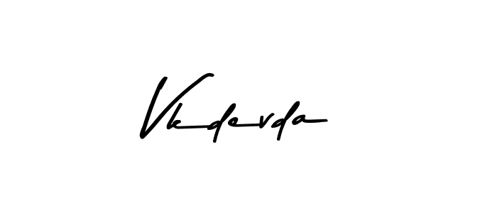 How to Draw Vkdevda signature style? Asem Kandis PERSONAL USE is a latest design signature styles for name Vkdevda. Vkdevda signature style 9 images and pictures png