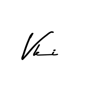 Vki stylish signature style. Best Handwritten Sign (Asem Kandis PERSONAL USE) for my name. Handwritten Signature Collection Ideas for my name Vki. Vki signature style 9 images and pictures png