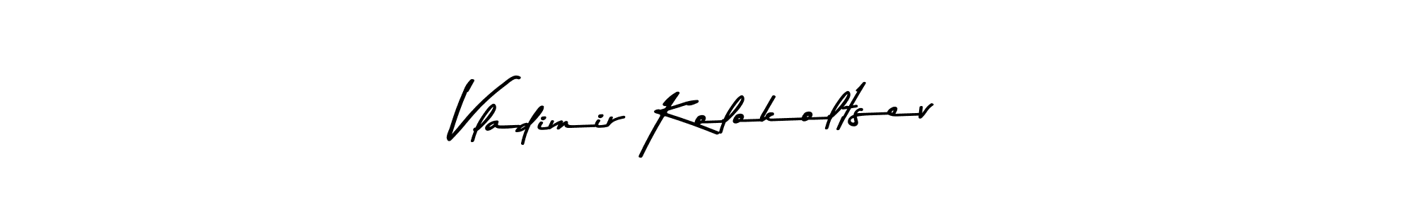How to make Vladimir Kolokoltsev signature? Asem Kandis PERSONAL USE is a professional autograph style. Create handwritten signature for Vladimir Kolokoltsev name. Vladimir Kolokoltsev signature style 9 images and pictures png