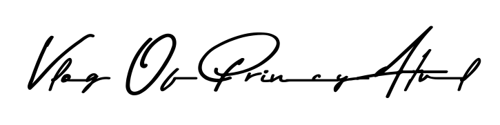 Design your own signature with our free online signature maker. With this signature software, you can create a handwritten (Asem Kandis PERSONAL USE) signature for name Vlog Of Princy Atul. Vlog Of Princy Atul signature style 9 images and pictures png