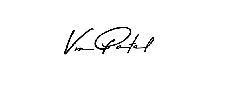 Make a beautiful signature design for name Vm Patel. Use this online signature maker to create a handwritten signature for free. Vm Patel signature style 9 images and pictures png