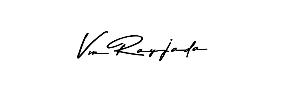 Design your own signature with our free online signature maker. With this signature software, you can create a handwritten (Asem Kandis PERSONAL USE) signature for name Vm Rayjada. Vm Rayjada signature style 9 images and pictures png