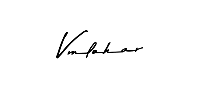 Vmlohar stylish signature style. Best Handwritten Sign (Asem Kandis PERSONAL USE) for my name. Handwritten Signature Collection Ideas for my name Vmlohar. Vmlohar signature style 9 images and pictures png