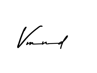 Also we have Vmnd name is the best signature style. Create professional handwritten signature collection using Asem Kandis PERSONAL USE autograph style. Vmnd signature style 9 images and pictures png