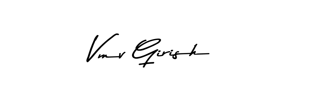 Make a beautiful signature design for name Vmv Girish. Use this online signature maker to create a handwritten signature for free. Vmv Girish signature style 9 images and pictures png