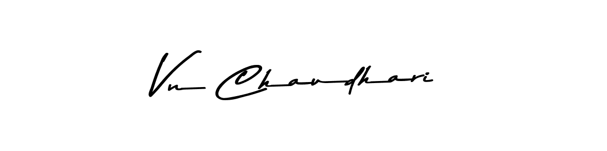 Also You can easily find your signature by using the search form. We will create Vn Chaudhari name handwritten signature images for you free of cost using Asem Kandis PERSONAL USE sign style. Vn Chaudhari signature style 9 images and pictures png