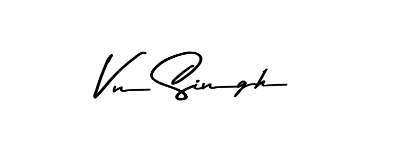 Vn Singh stylish signature style. Best Handwritten Sign (Asem Kandis PERSONAL USE) for my name. Handwritten Signature Collection Ideas for my name Vn Singh. Vn Singh signature style 9 images and pictures png