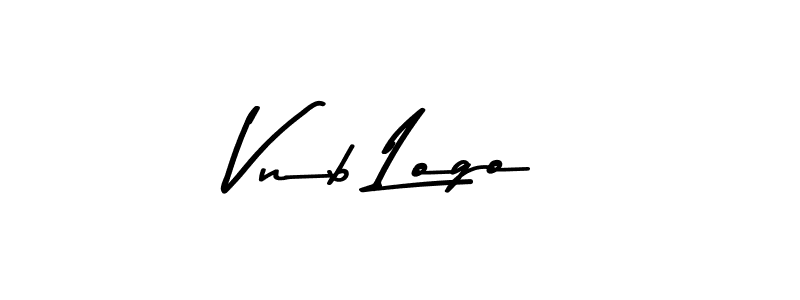 Create a beautiful signature design for name Vnb Logo. With this signature (Asem Kandis PERSONAL USE) fonts, you can make a handwritten signature for free. Vnb Logo signature style 9 images and pictures png