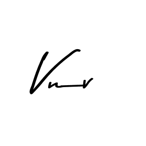 Design your own signature with our free online signature maker. With this signature software, you can create a handwritten (Asem Kandis PERSONAL USE) signature for name Vnv. Vnv signature style 9 images and pictures png