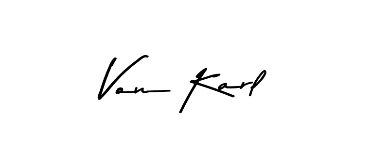 How to make Von Karl signature? Asem Kandis PERSONAL USE is a professional autograph style. Create handwritten signature for Von Karl name. Von Karl signature style 9 images and pictures png
