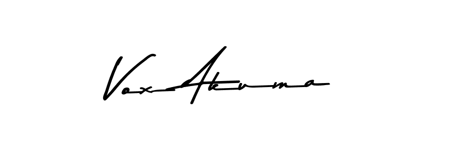 Also we have Vox Akuma name is the best signature style. Create professional handwritten signature collection using Asem Kandis PERSONAL USE autograph style. Vox Akuma signature style 9 images and pictures png