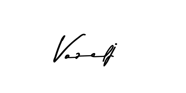 Use a signature maker to create a handwritten signature online. With this signature software, you can design (Asem Kandis PERSONAL USE) your own signature for name Vozelj. Vozelj signature style 9 images and pictures png