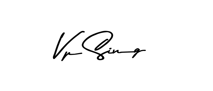Use a signature maker to create a handwritten signature online. With this signature software, you can design (Asem Kandis PERSONAL USE) your own signature for name Vp Sing. Vp Sing signature style 9 images and pictures png