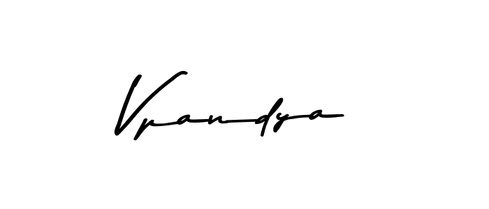 Also we have Vpandya name is the best signature style. Create professional handwritten signature collection using Asem Kandis PERSONAL USE autograph style. Vpandya signature style 9 images and pictures png