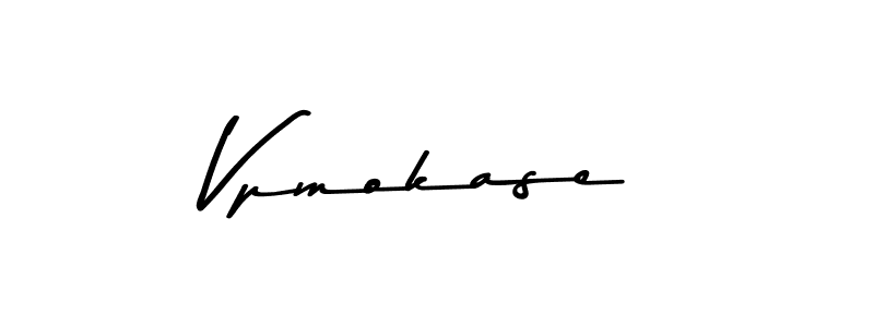 Asem Kandis PERSONAL USE is a professional signature style that is perfect for those who want to add a touch of class to their signature. It is also a great choice for those who want to make their signature more unique. Get Vpmokase name to fancy signature for free. Vpmokase signature style 9 images and pictures png