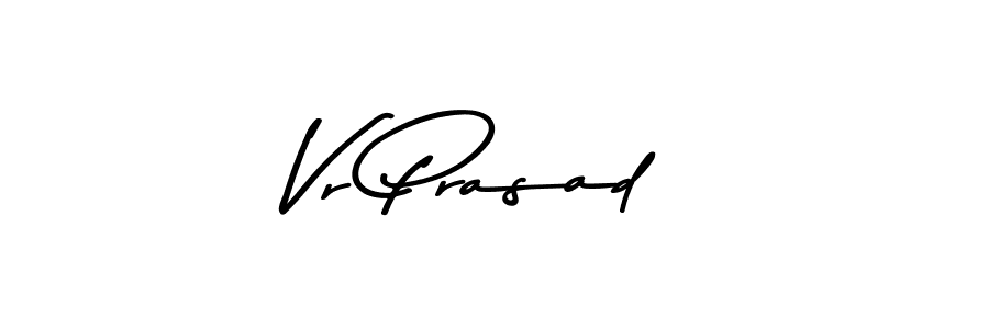 Make a beautiful signature design for name Vr Prasad. With this signature (Asem Kandis PERSONAL USE) style, you can create a handwritten signature for free. Vr Prasad signature style 9 images and pictures png