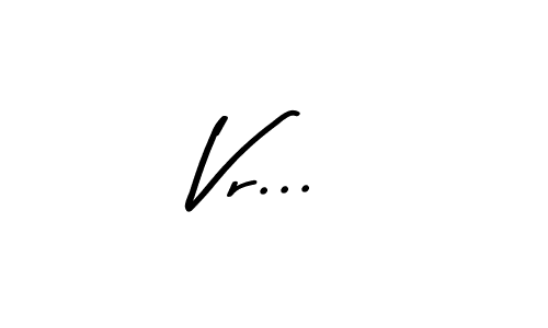 Create a beautiful signature design for name Vr.... With this signature (Asem Kandis PERSONAL USE) fonts, you can make a handwritten signature for free. Vr... signature style 9 images and pictures png