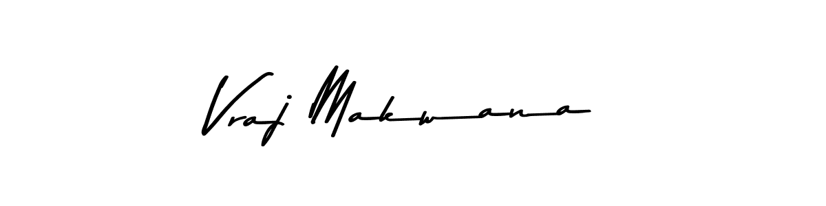 It looks lik you need a new signature style for name Vraj Makwana. Design unique handwritten (Asem Kandis PERSONAL USE) signature with our free signature maker in just a few clicks. Vraj Makwana signature style 9 images and pictures png