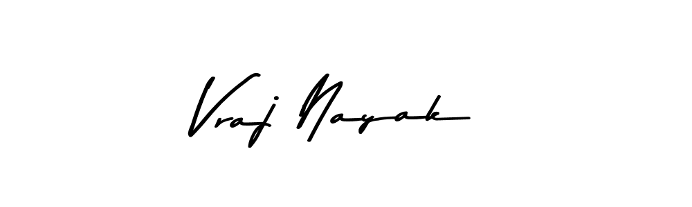 Also we have Vraj Nayak name is the best signature style. Create professional handwritten signature collection using Asem Kandis PERSONAL USE autograph style. Vraj Nayak signature style 9 images and pictures png