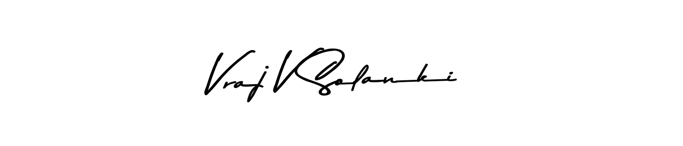 It looks lik you need a new signature style for name Vraj V Solanki. Design unique handwritten (Asem Kandis PERSONAL USE) signature with our free signature maker in just a few clicks. Vraj V Solanki signature style 9 images and pictures png