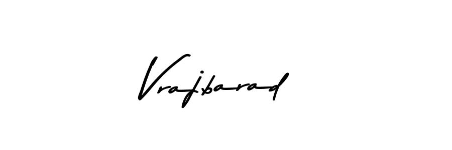 Use a signature maker to create a handwritten signature online. With this signature software, you can design (Asem Kandis PERSONAL USE) your own signature for name Vrajbarad. Vrajbarad signature style 9 images and pictures png