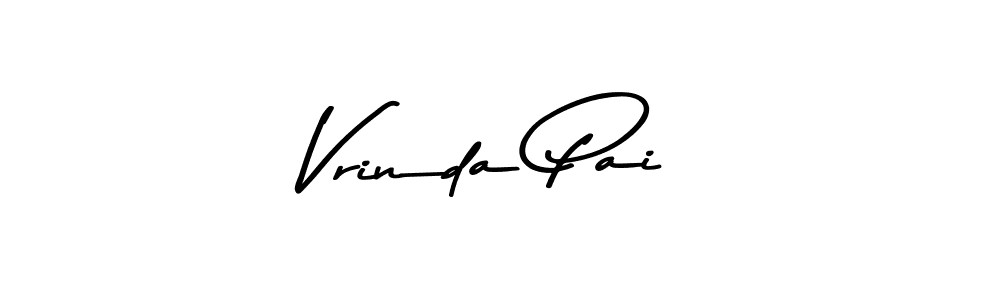 Asem Kandis PERSONAL USE is a professional signature style that is perfect for those who want to add a touch of class to their signature. It is also a great choice for those who want to make their signature more unique. Get Vrinda Pai name to fancy signature for free. Vrinda Pai signature style 9 images and pictures png