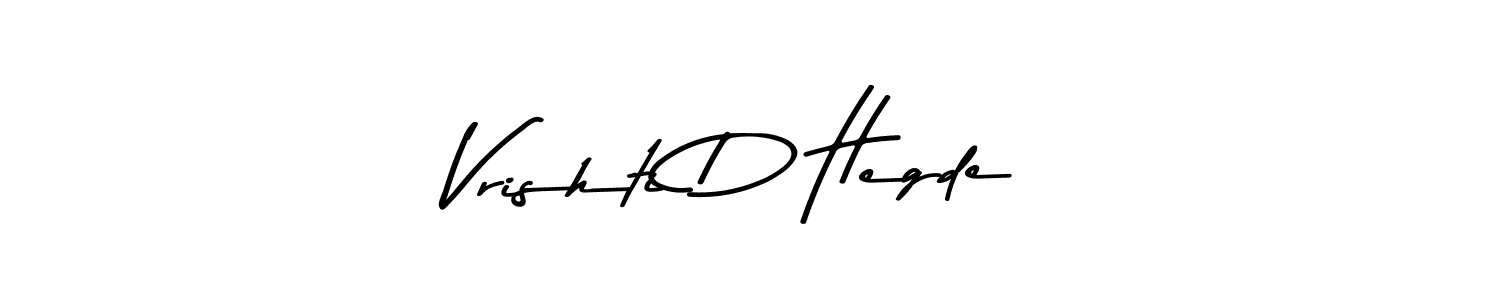 The best way (Asem Kandis PERSONAL USE) to make a short signature is to pick only two or three words in your name. The name Vrishti D Hegde include a total of six letters. For converting this name. Vrishti D Hegde signature style 9 images and pictures png