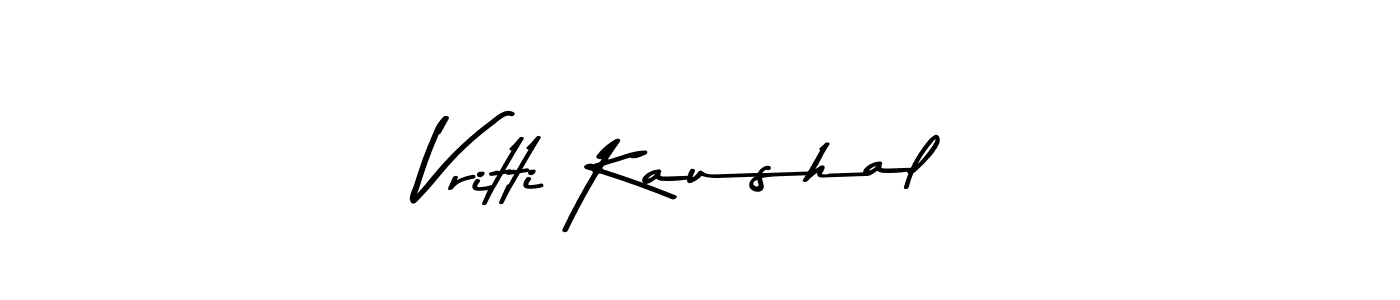 Make a short Vritti Kaushal signature style. Manage your documents anywhere anytime using Asem Kandis PERSONAL USE. Create and add eSignatures, submit forms, share and send files easily. Vritti Kaushal signature style 9 images and pictures png