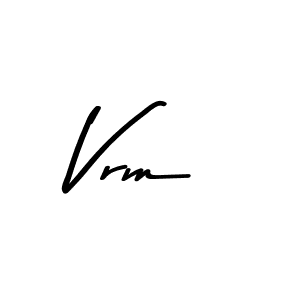 Use a signature maker to create a handwritten signature online. With this signature software, you can design (Asem Kandis PERSONAL USE) your own signature for name Vrm. Vrm signature style 9 images and pictures png