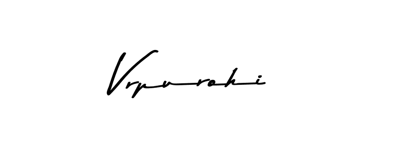 if you are searching for the best signature style for your name Vrpurohi. so please give up your signature search. here we have designed multiple signature styles  using Asem Kandis PERSONAL USE. Vrpurohi signature style 9 images and pictures png
