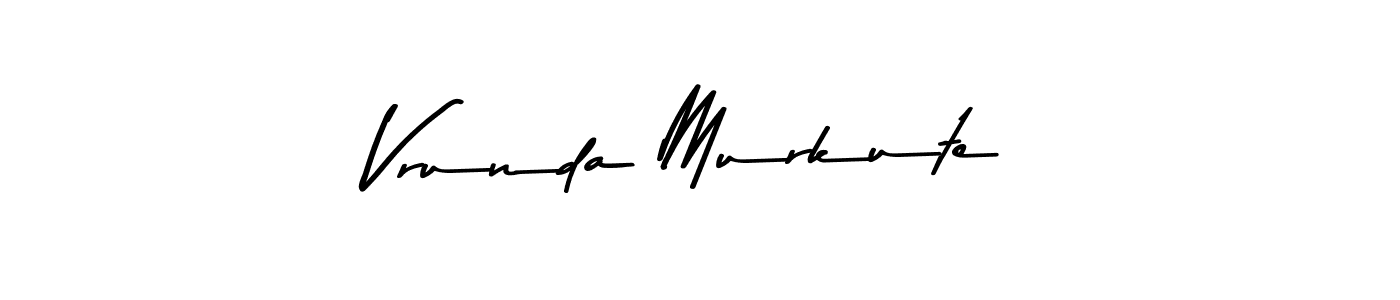 Best and Professional Signature Style for Vrunda Murkute. Asem Kandis PERSONAL USE Best Signature Style Collection. Vrunda Murkute signature style 9 images and pictures png