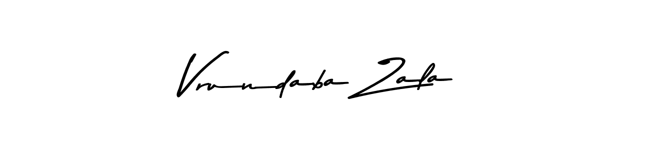 Best and Professional Signature Style for Vrundaba Zala. Asem Kandis PERSONAL USE Best Signature Style Collection. Vrundaba Zala signature style 9 images and pictures png
