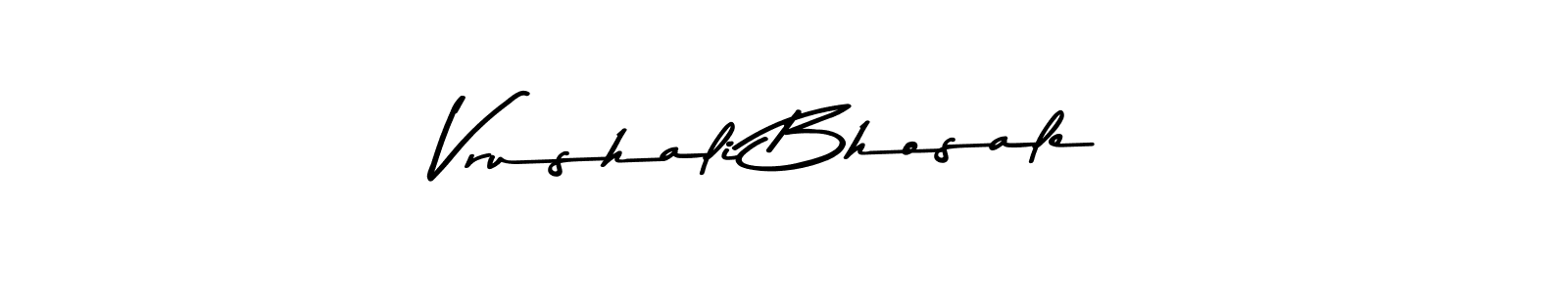 Make a beautiful signature design for name Vrushali Bhosale. With this signature (Asem Kandis PERSONAL USE) style, you can create a handwritten signature for free. Vrushali Bhosale signature style 9 images and pictures png