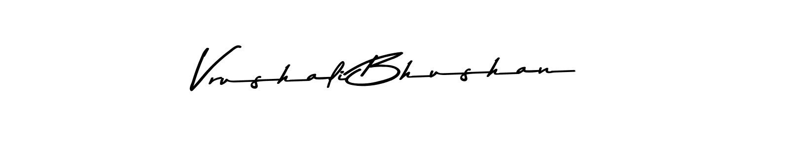 Design your own signature with our free online signature maker. With this signature software, you can create a handwritten (Asem Kandis PERSONAL USE) signature for name Vrushali Bhushan. Vrushali Bhushan signature style 9 images and pictures png