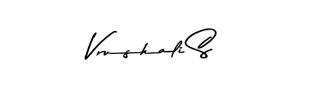 Design your own signature with our free online signature maker. With this signature software, you can create a handwritten (Asem Kandis PERSONAL USE) signature for name Vrushali S. Vrushali S signature style 9 images and pictures png