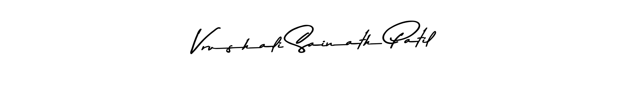 Make a beautiful signature design for name Vrushali Sainath Patil. Use this online signature maker to create a handwritten signature for free. Vrushali Sainath Patil signature style 9 images and pictures png