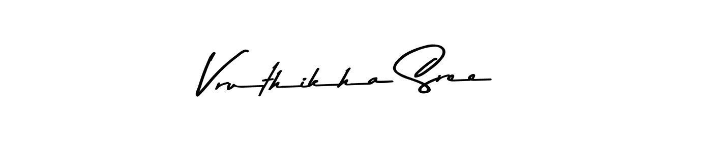 Similarly Asem Kandis PERSONAL USE is the best handwritten signature design. Signature creator online .You can use it as an online autograph creator for name Vruthikha Sree. Vruthikha Sree signature style 9 images and pictures png