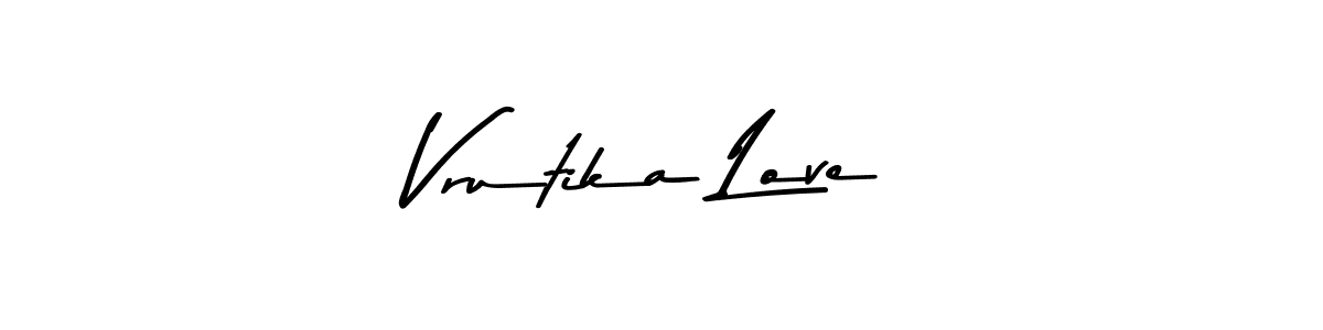 See photos of Vrutika Love official signature by Spectra . Check more albums & portfolios. Read reviews & check more about Asem Kandis PERSONAL USE font. Vrutika Love signature style 9 images and pictures png