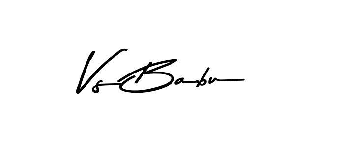 The best way (Asem Kandis PERSONAL USE) to make a short signature is to pick only two or three words in your name. The name Vs Babu include a total of six letters. For converting this name. Vs Babu signature style 9 images and pictures png