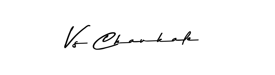 The best way (Asem Kandis PERSONAL USE) to make a short signature is to pick only two or three words in your name. The name Vs Chaukale include a total of six letters. For converting this name. Vs Chaukale signature style 9 images and pictures png