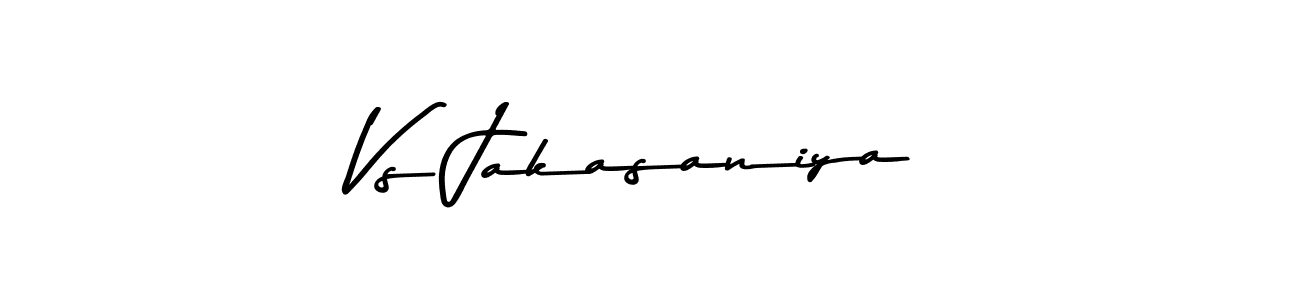 Also we have Vs Jakasaniya name is the best signature style. Create professional handwritten signature collection using Asem Kandis PERSONAL USE autograph style. Vs Jakasaniya signature style 9 images and pictures png