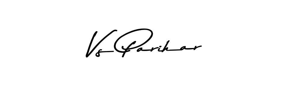 Use a signature maker to create a handwritten signature online. With this signature software, you can design (Asem Kandis PERSONAL USE) your own signature for name Vs Parihar. Vs Parihar signature style 9 images and pictures png