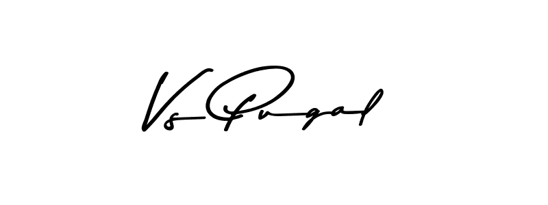 Also You can easily find your signature by using the search form. We will create Vs Pugal name handwritten signature images for you free of cost using Asem Kandis PERSONAL USE sign style. Vs Pugal signature style 9 images and pictures png