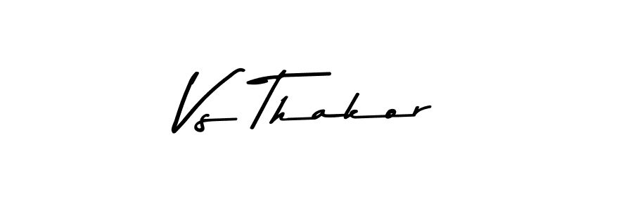 Use a signature maker to create a handwritten signature online. With this signature software, you can design (Asem Kandis PERSONAL USE) your own signature for name Vs Thakor. Vs Thakor signature style 9 images and pictures png